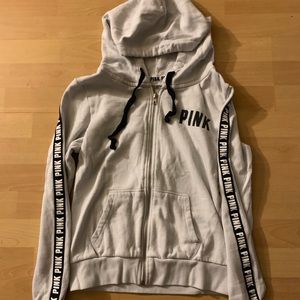 Pink zip up hoodie